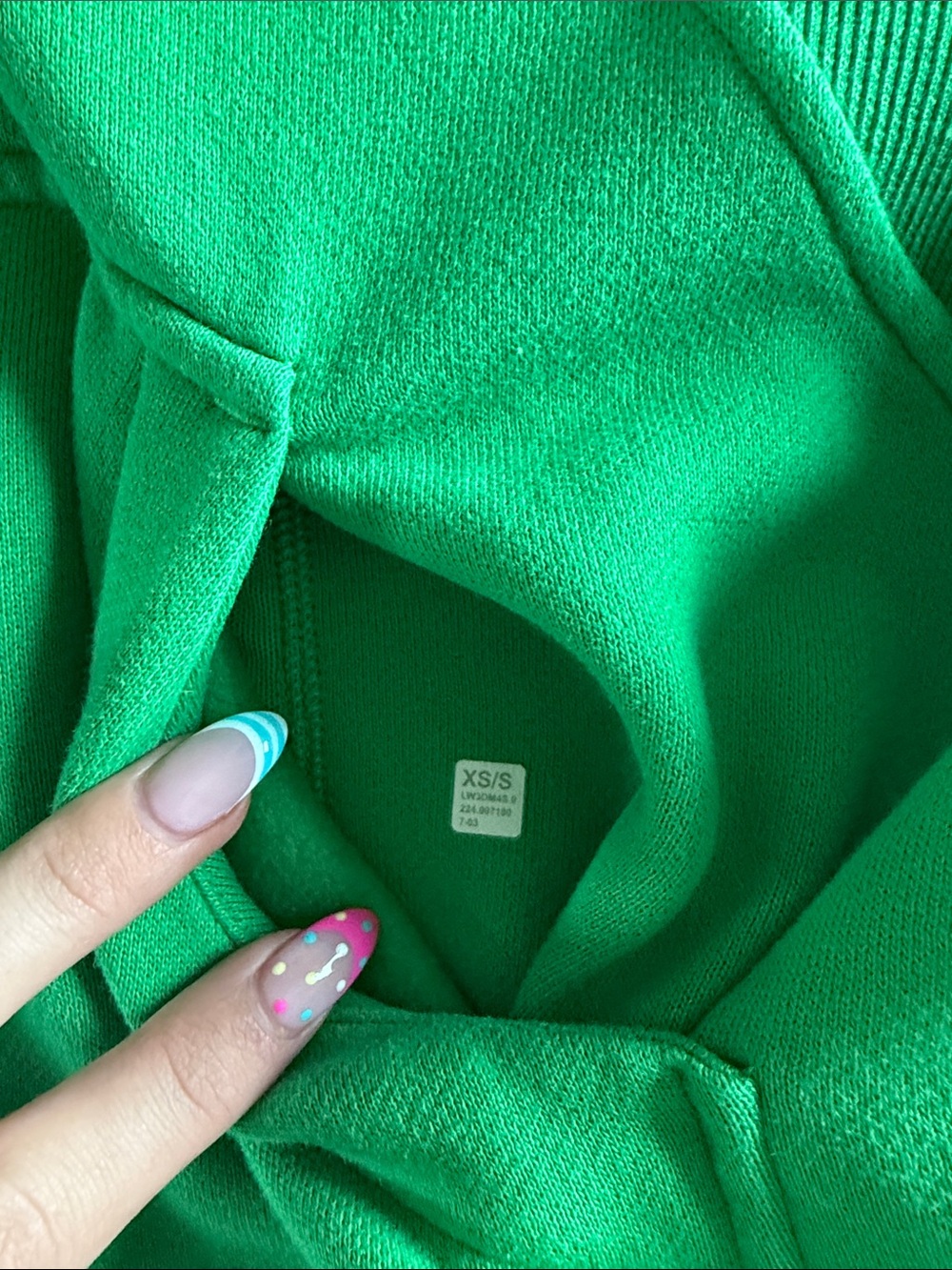 lululemon athletica Bright Green Half-Zip Hoodie - Picture 2 of 3